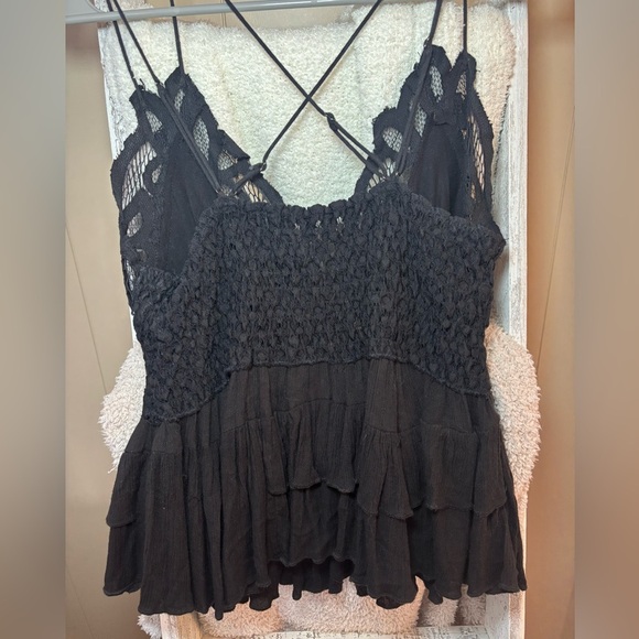 Free People Adella Cami in Black - Picture 3 of 4